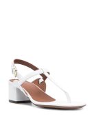 L'Autre Chose White Leather Sandals L'Autre Chose White Leather Sandals - White