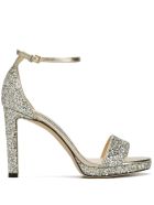 Jimmy Choo Misty Glitter Sandals Jimmy Choo Misty Glitter Sandals - Beige