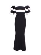 La Petit Robe By Chiara Boni 'parvati' Polyamide Dress La Petit Robe Di Chiara Boni La Petit Robe By Chiara Boni 'parvati' Polyamide Dress - Black White