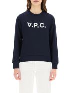 A.P.C. Sweatshirt Logo A.P.C. Sweatshirt Logo - BLUE