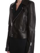 Rick Owens Dracubiker Leather Jacket In Black Leather Rick Owens Dracubiker Leather Jacket In Black Leather - black