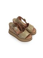 Paloma Barceló Gisele Lory Beige Wedge Sandal Paloma Barceló Gisele Lory Beige Wedge Sandal - Taupe