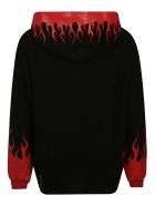 Vision of Super Flame Printed Hoodie Vision of Super Flame Printed Hoodie - Black/Red