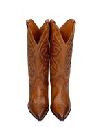 Elena Iachi Texan Boots In Leather Color Leather Elena Iachi Texan Boots In Leather Color Leather - leather color