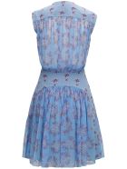 Chloé Floral Silk Midi Dress Chloé Floral Silk Midi Dress - Azzurro