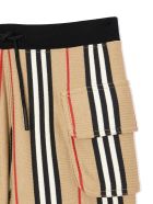 Burberry Ecru Cotton Icon Stripe Shorts Burberry Ecru Cotton Icon Stripe Shorts - Check
