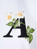 Palm Angels Daisy Logo Cropped T-shirt Palm Angels Daisy Logo Cropped T-shirt - Bianco