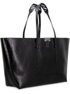 Off-White Leather Tote Off-White Leather Tote - black