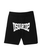 Dsquared2 Black Teen Shorts Dsquared2 Black Teen Shorts - Nera