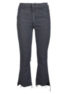 Jeans The Insider Crop Step Fray Mother Jeans The Insider Crop Step Fray - Denim