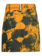 McQ Alexander McQueen Denim Skirt McQ Alexander McQueen Denim Skirt - Black/Orange