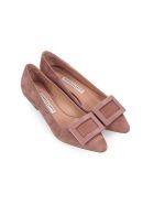 Roberto Festa Walmy Dark Pink Suede Pump Roberto Festa Walmy Dark Pink Suede Pump - Rosa