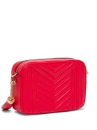 MICHAEL Michael Kors Jet Set Crossbody Bag In Quilted Leather MICHAEL Michael Kors Jet Set Crossbody Bag In Quilted Leather - Red