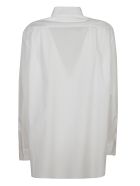 RED Valentino Pleated Bib Bow-detailed Shirt RED Valentino Pleated Bib Bow-detailed Shirt - White