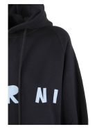 Marni Marni Print Cotton Over-sized Sweatshirt Marni Marni Print Cotton Over-sized Sweatshirt - Blue/black