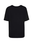 Love Moschino Logo Print Cotton T-shirt Love Moschino Logo Print Cotton T-shirt - black