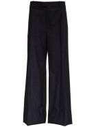 Bottega Veneta Wide Leg Pants In Gray Flannel Bottega Veneta Wide Leg Pants In Gray Flannel - Grey