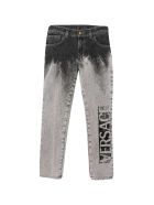 Young Versace Gray Jeans Young Versace Gray Jeans - Grigio chiaro