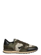 Valentino Garavani Rockrunner Camou Sneaker Valentino Garavani Rockrunner Camou Sneaker - Green