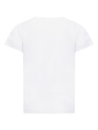 Givenchy White T-shirt For Boy With Camouflage Logo Givenchy White T-shirt For Boy With Camouflage Logo - White