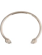 Alexander McQueen Twin Skull Brass Bracelet Alexander McQueen Twin Skull Brass Bracelet - Gold