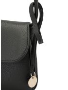 RED Valentino Pebbled Leather Shoulder Bag RED Valentino Pebbled Leather Shoulder Bag - Black