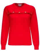Bottega Veneta Red Merino Wool Sweater Bottega Veneta Red Merino Wool Sweater - Red