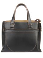 Loewe Small Gate Top Handle Shoulder Bag Loewe Small Gate Top Handle Shoulder Bag - Black/Tan