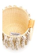 Sensi Studio Wicker Mini Bag With Cowrie Shells Sensi Studio Wicker Mini Bag With Cowrie Shells - NATURAL (Beige)