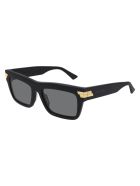 Bottega Veneta BV1058S Sunglasses Bottega Veneta BV1058S Sunglasses - Black Black Grey