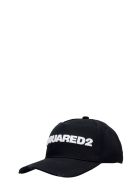 Hats In Black Cotton Dsquared2 Hats In Black Cotton - Nerobianco