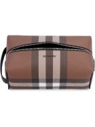 Burberry E-canvas Beauty Case Burberry E-canvas Beauty Case - brown