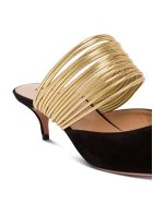 Aquazzura Rendez Vous Suede Mules Aquazzura Rendez Vous Suede Mules - Black