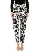 The Attico Zebra Print Trousers The Attico Zebra Print Trousers - BIANCO NERO (Black)