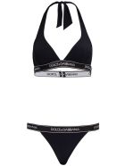 Dolce & Gabbana Black Bikini With Logo Dolce & Gabbana Black Bikini With Logo - Nero