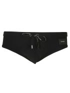 Dolce & Gabbana Logo Patched Briefs Dolce & Gabbana Logo Patched Briefs - Black