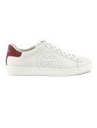 Gucci White Leather Ace Sneakers Gucci White Leather Ace Sneakers - Bianco