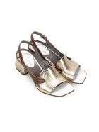 Ixos Gold Dove-grey Heeled Sandal IXOS Gold Dove-grey Heeled Sandal - Oro / Tortora / Latte (Multicolor)