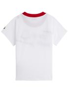 Jersey T-shirt With Logo Print Moncler Jersey T-shirt With Logo Print - White