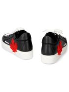 Dsquared2 Leather Platform Sneakers Dsquared2 Leather Platform Sneakers - black