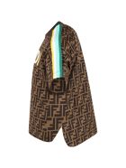 Fendi Brown T-shirt For Kids With Double Ff Fendi Brown T-shirt For Kids With Double Ff - Brown