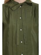 Golden Goose Alessia Shirt In Green Cotton Golden Goose Alessia Shirt In Green Cotton - green