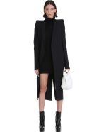 Rick Owens Ribbed Ls Tube Dress In Black Wool Rick Owens Ribbed Ls Tube Dress In Black Wool - black