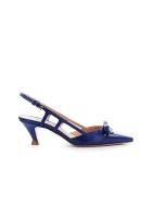 Roberto Festa Alberta Bright Blue Nappa Leather Slingback Pump Roberto Festa Alberta Bright Blue Nappa Leather Slingback Pump - Bluette