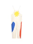 Bobo Choses Ivory Overalls For Kids With Logo Bobo Choses Ivory Overalls For Kids With Logo - Ivory