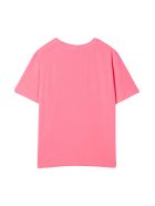 Moschino T-shirt With Embossed Logo Moschino T-shirt With Embossed Logo - Rosa