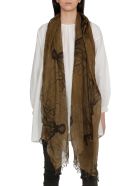 Cotton Scarf Uma Wang Cotton Scarf - Coffee/black