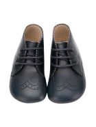 Gallucci Blue Shoes Kids With Laces Gallucci Blue Shoes Kids With Laces - Unica