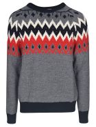 MSGM Round Neck Sweater MSGM Round Neck Sweater - Grigio