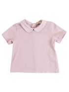 De Cavana Baby T-shirt With Collar De Cavana Baby T-shirt With Collar - Pink